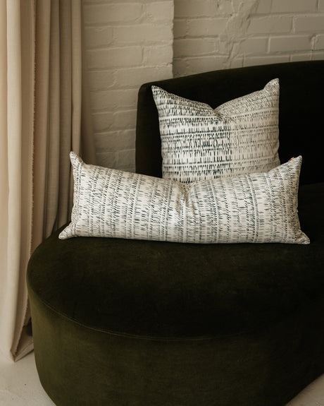 Waves Lumbar Pillow - Pepper B.